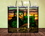 Stained Glass Tractor